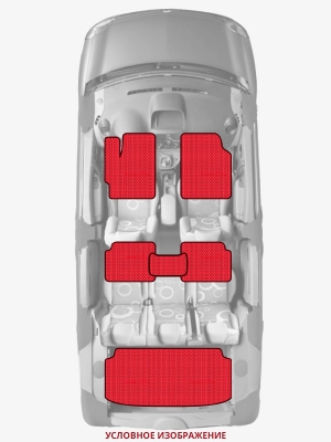 ЭВА коврики «Queen Lux» комплект для Renault Sandero Stepway